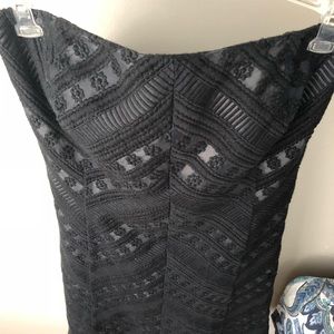 Ann Taylor dress sz 14 black straplessA line